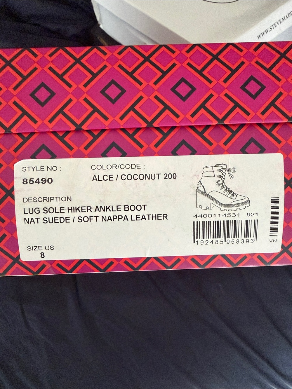 Tory Burch Lug Sole Hiker Ankle Boot in Coconut (Tan)
